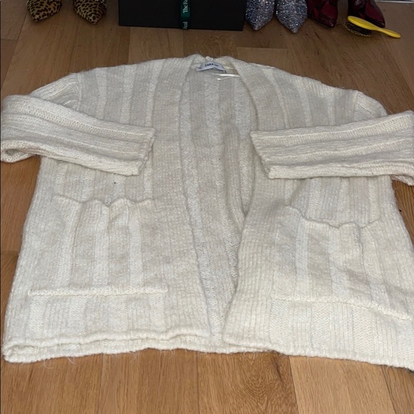 Zara Sweaters - Zara oversized open knit sweater